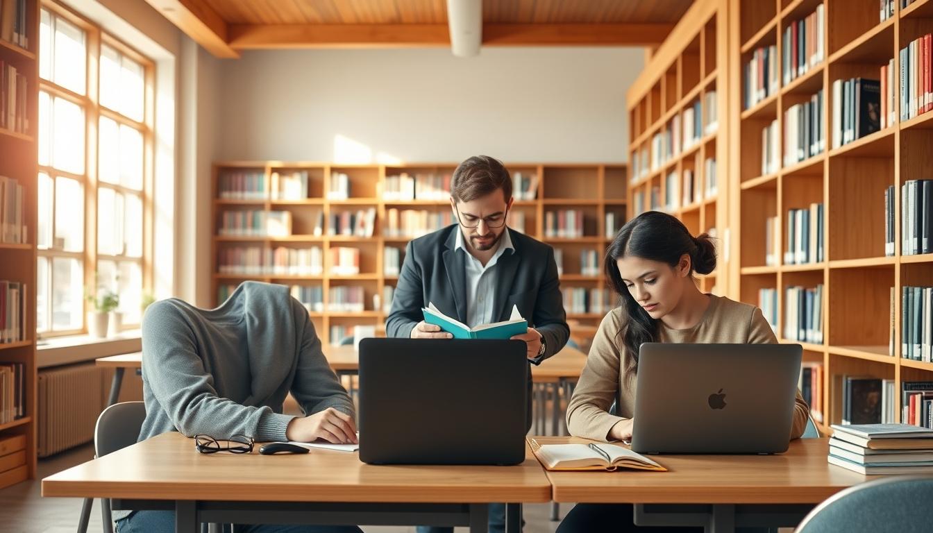 Organized study environment supporting productive learning